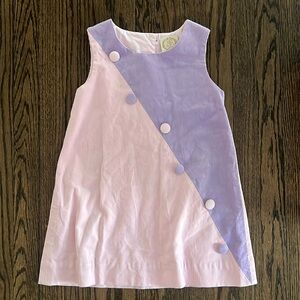 EUC! The Beaufort Bonnet Company Pink and Purple Corduroy Dress